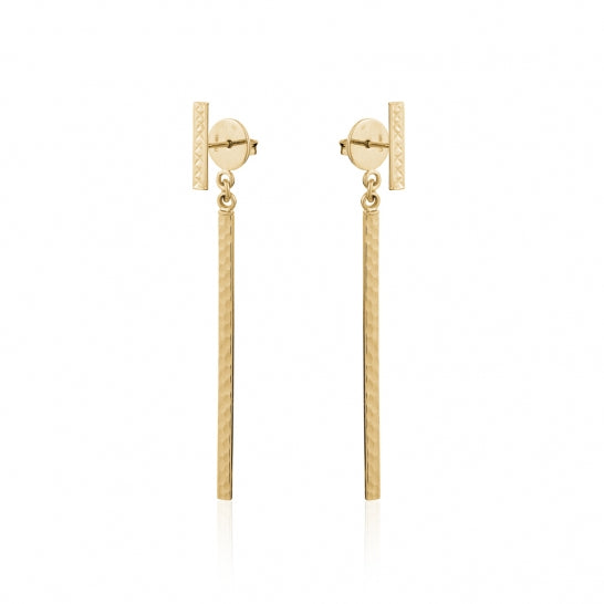 10K Yellow Gold Drop Gold Earrings