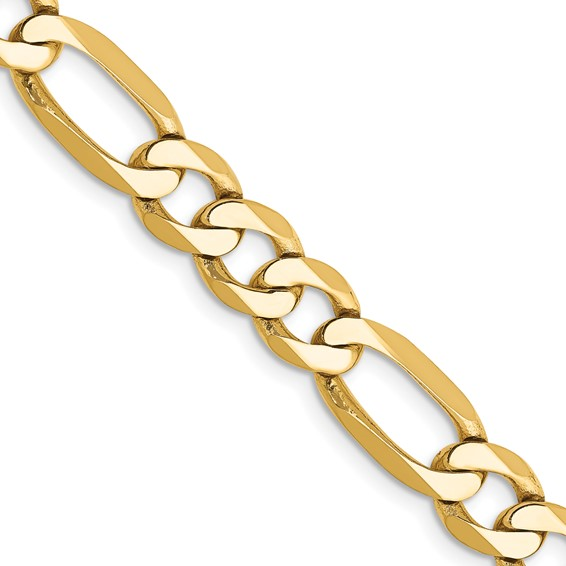 14K Yellow Gold Figaro 22 ", Weight 33.4 ,Gold Chain