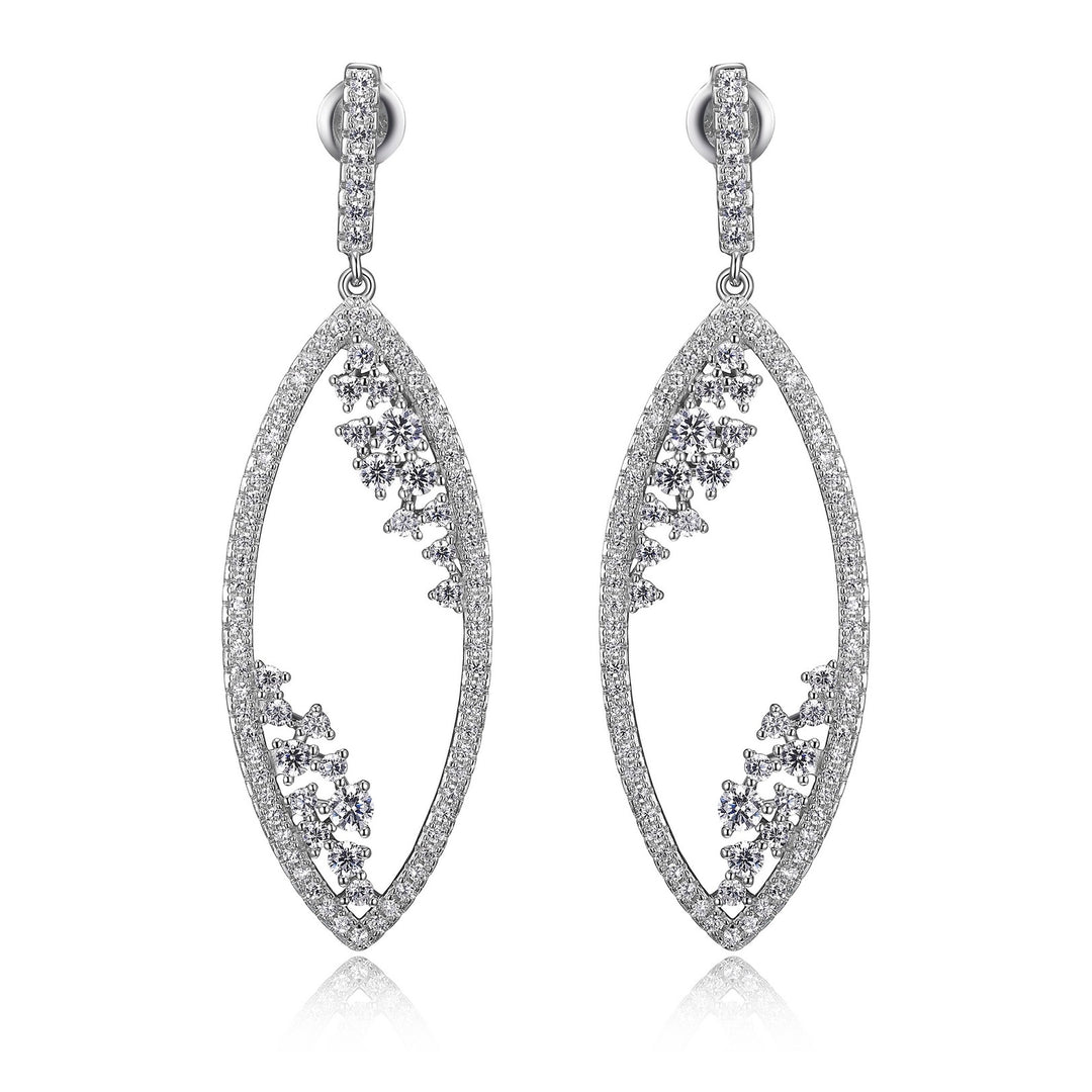 Sterling Silver Dangle Silver Earrings