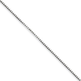 Sterling Silver Box 16 ", Weight ,Silver Chain