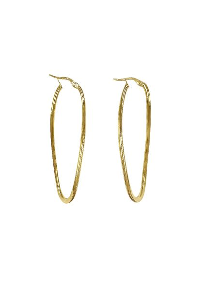 10K Yellow Gold Drop Gold Earrings