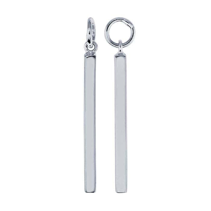 Sterling Silver Bar Drop, Weight Grams, Silver Pendant