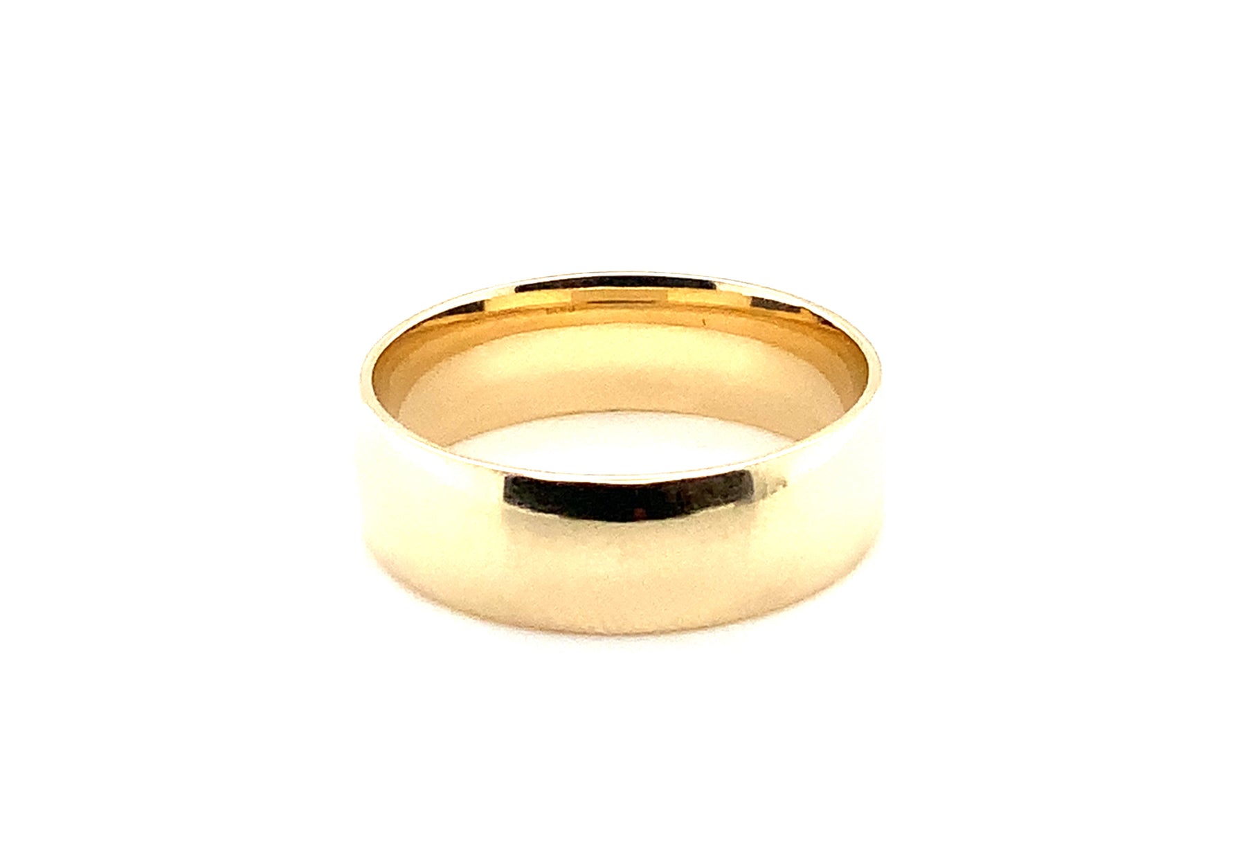 Gold Wedding Bands  -  Men'