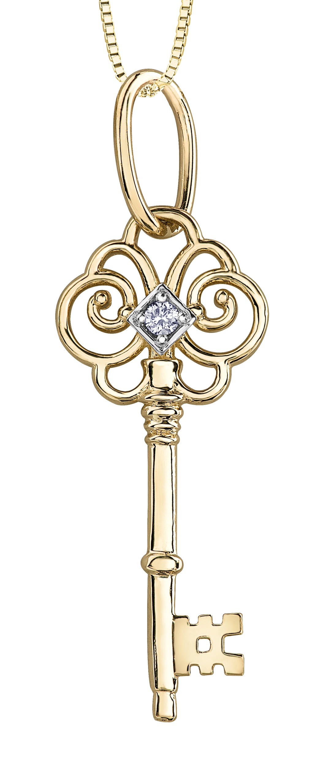 Diamond Pendant 0.02CTW.