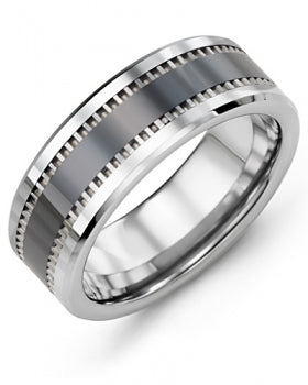Men's Tungsten Size 10 Wedding Band