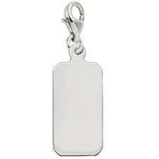 Sterling Silver dog tag, Weight Grams, Silver Pendant