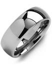 Men's Tungsten Comfort Fit Size 10 Wedding Band
