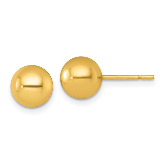 Sterling Silver Yellow Gold Stud Silver Earrings