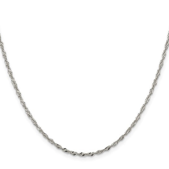 Sterling Silver Singapore 16 ", Weight ,Silver Chain