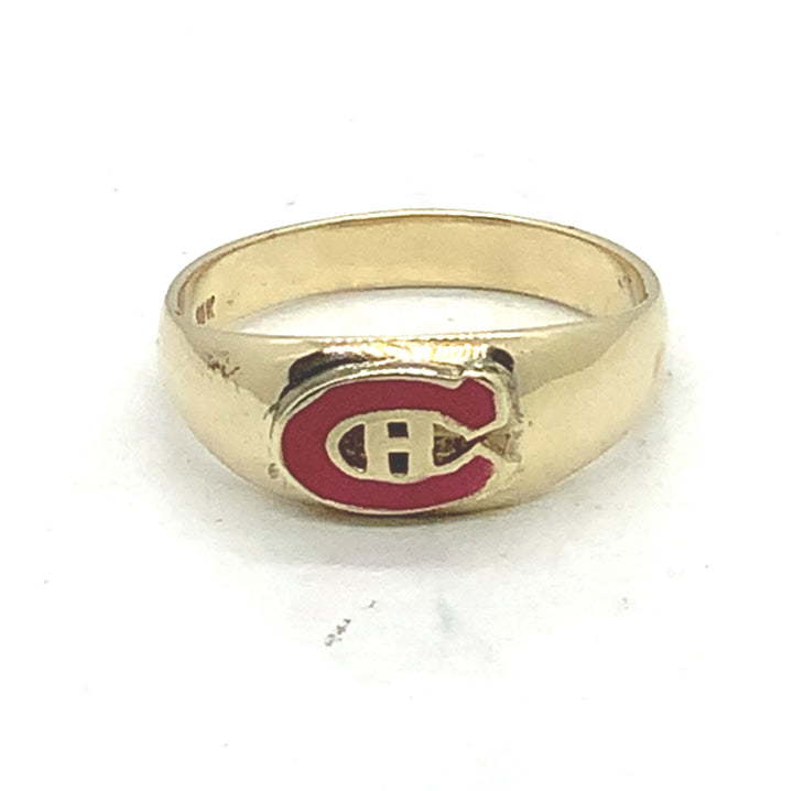 Gold Fashion Ring  -  Men'