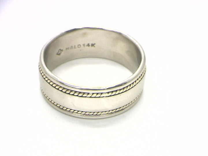 Men's 14K White Gold Size 9 Wedding Band