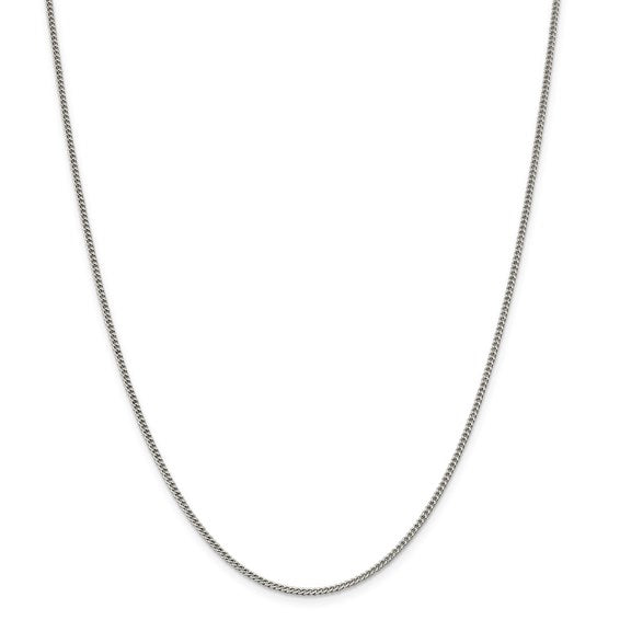 Sterling Silver Curb 18 ", Weight ,Silver Chain