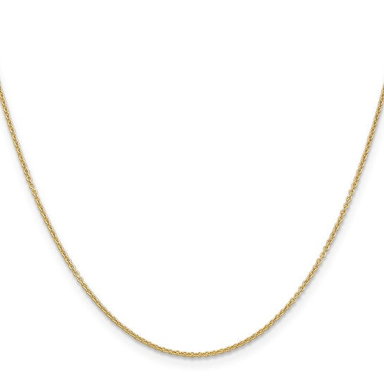 14K Yellow Gold Cable Link 18 ", Weight ,Gold Chain