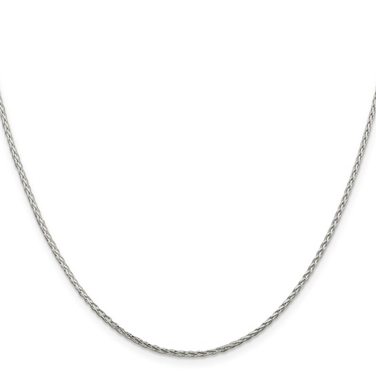Sterling Silver Spiga 16 ", Weight ,Silver Chain