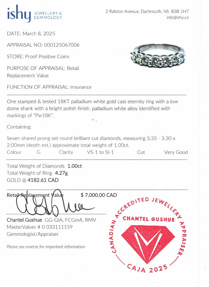 Diamond Anniversary Ring