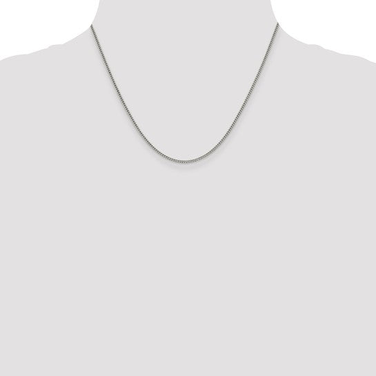 Sterling Silver Curb 18 ", Weight ,Silver Chain