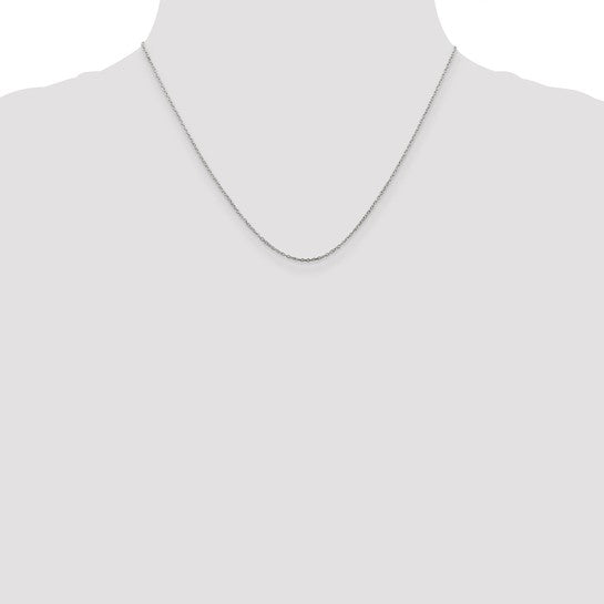 Sterling Silver Cable Link 18 ", Weight ,Silver Chain