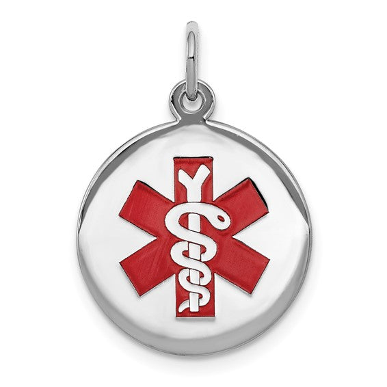 Sterling Silver Medic, Weight Grams, Silver Pendant