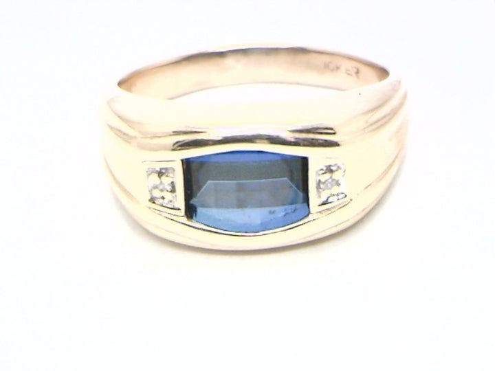 Colored Stone Rings  -  Men'