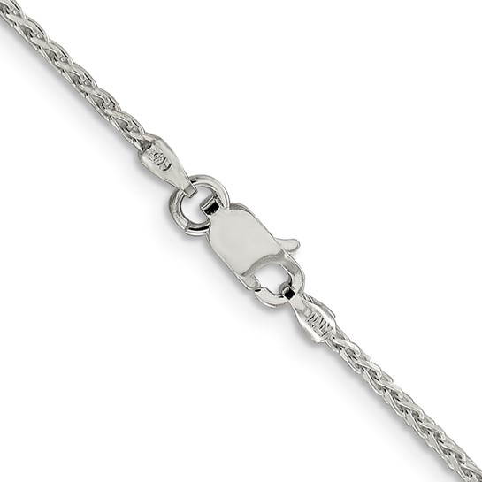 Sterling Silver Spiga 16 ", Weight ,Silver Chain