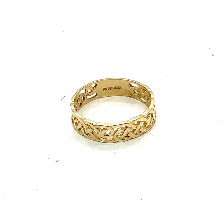 Women's 9K Yellow Gold Size 6.5 , Fashion Ring