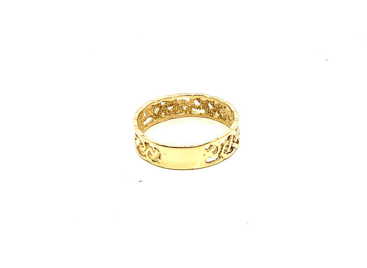 Women's 9K Yellow Gold Size 6.5 , Fashion Ring
