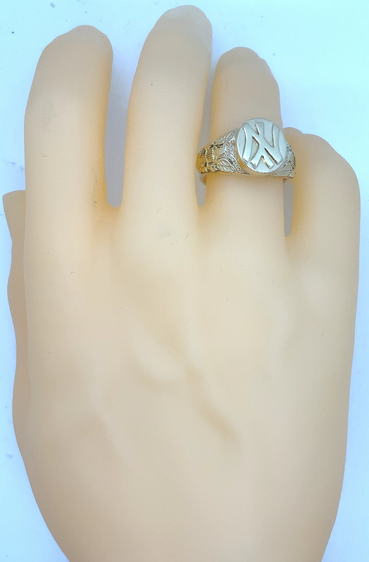 Gold Fashion Ring  -  Men'