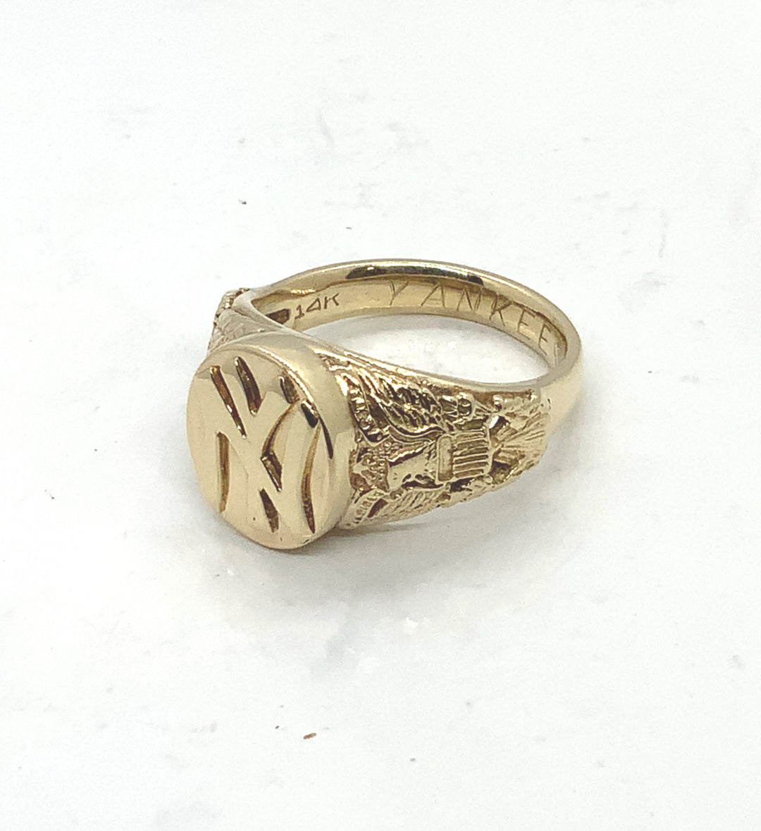 Gold Fashion Ring  -  Men'