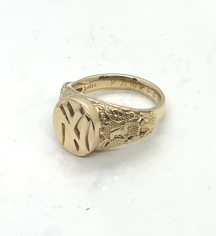 Gold Fashion Ring  -  Men'