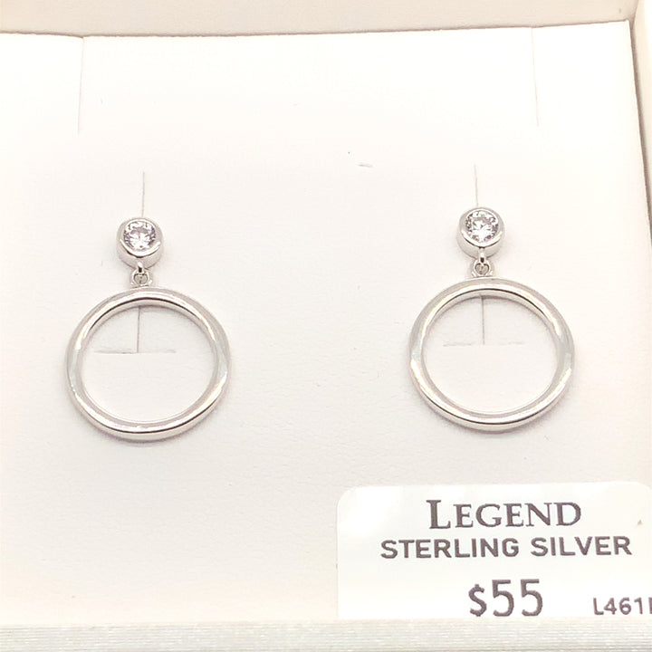 Sterling Silver Drop Silver Earrings