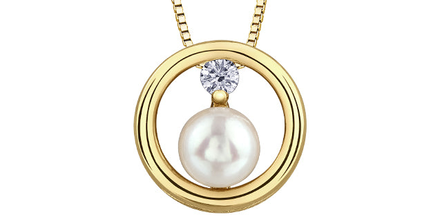 10K Yellow Gold Diamond Pendant CTW.