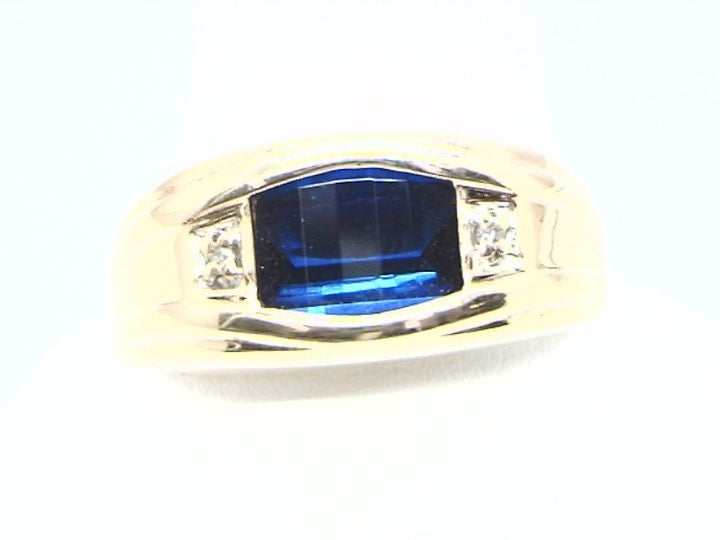 Colored Stone Rings  -  Men'