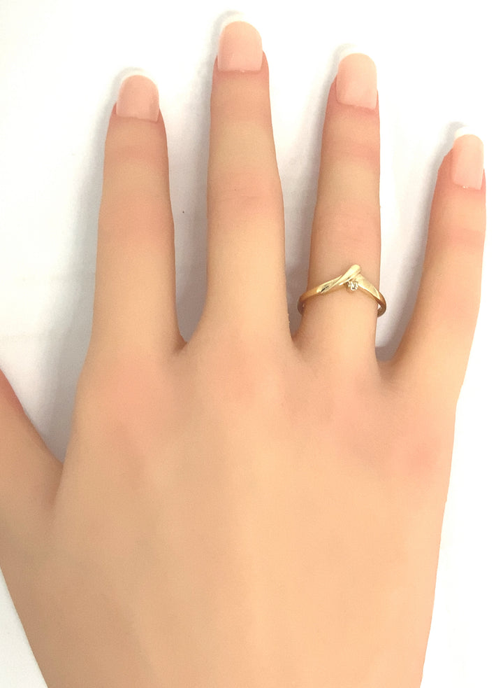 Women's 10K Yellow Gold Size 6.25 , Fashion Ring