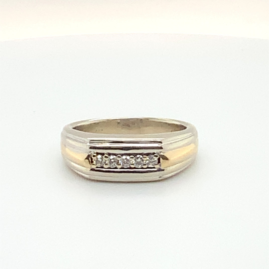Gold Fashion Ring  -  Men'