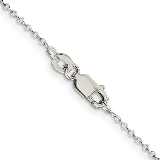 Sterling Silver Cable Link 18 ", Weight ,Silver Chain