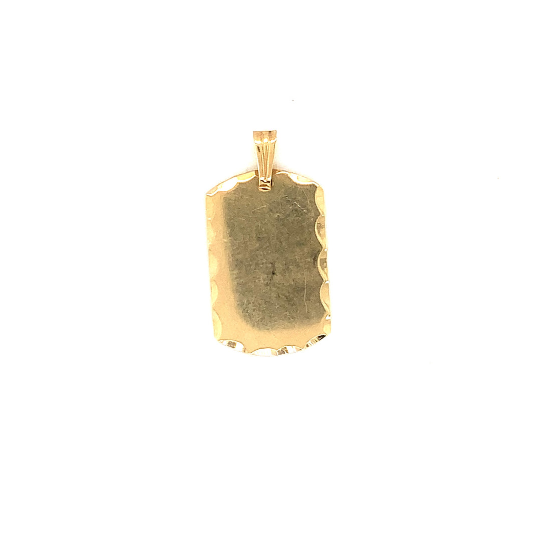 10K Yellow Gold , Weight 0.9 Grams, Gold Pendant