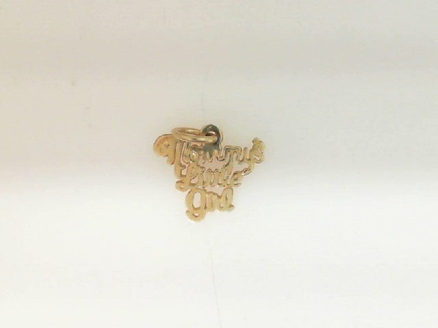 10K Yellow Gold , Weight 0.7 Grams, Gold Pendant