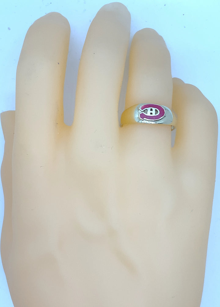 Gold Fashion Ring  -  Men'
